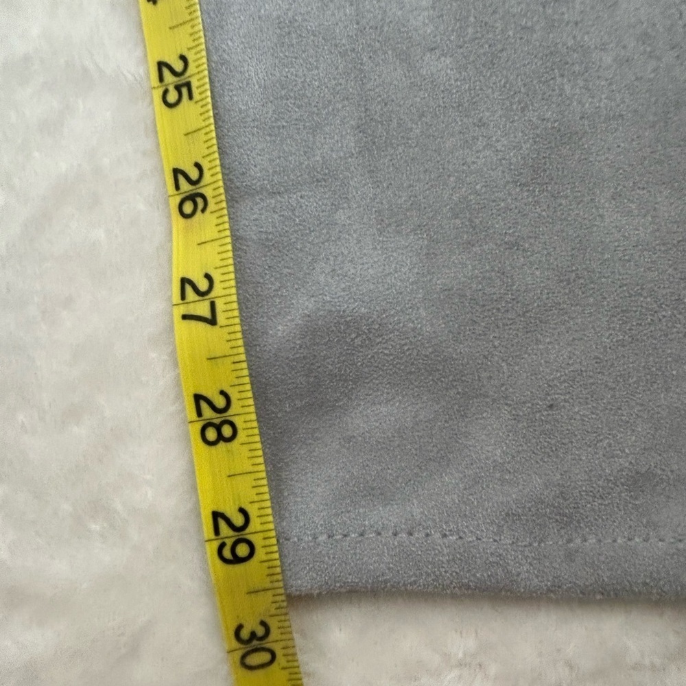 NWT Chico's Ultimate Fit Gray Stretch Faux Suede Women's Pull on Jeggings Size 1 - Picture 11 of 11